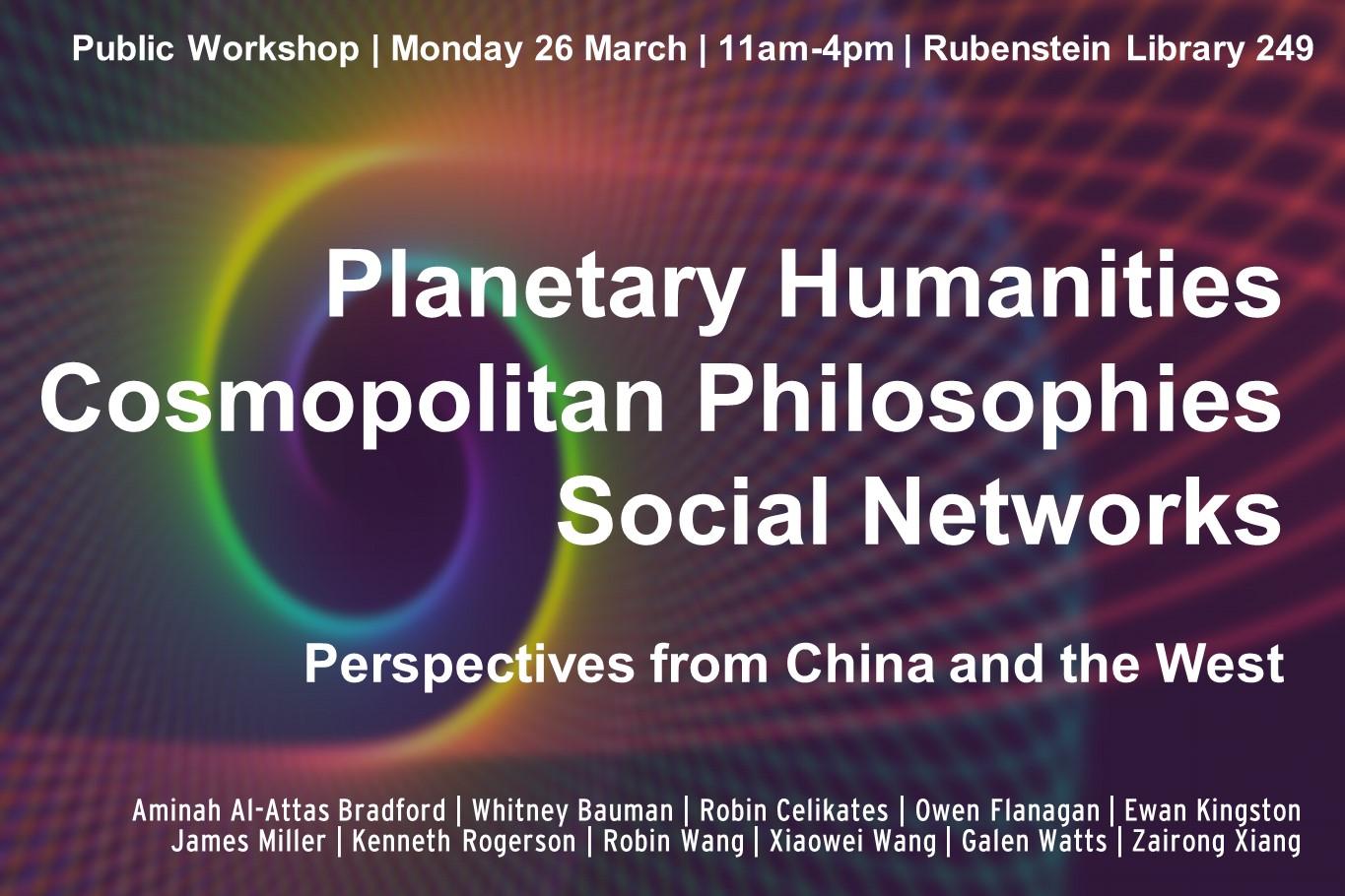 Planetary Humanities poster
